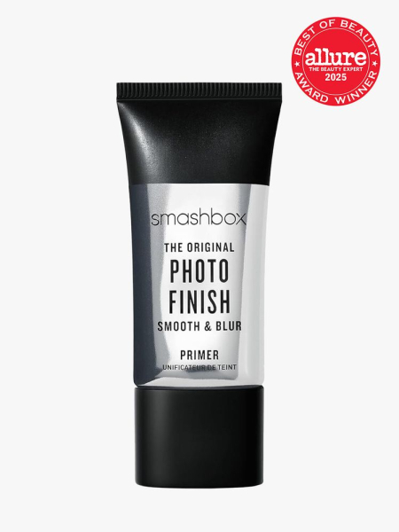 Smashbox The Original Photo Finish Smooth & Blur Primer in branded tube component on a light gray background