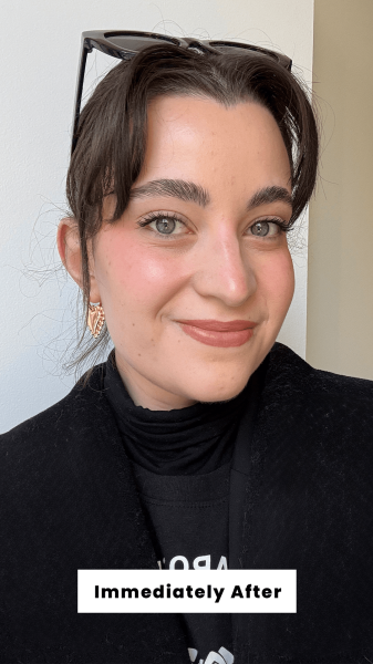 Image may contain Face Happy Head Person Smile Photography Portrait Adult Accessories Dimples and Cosmetics